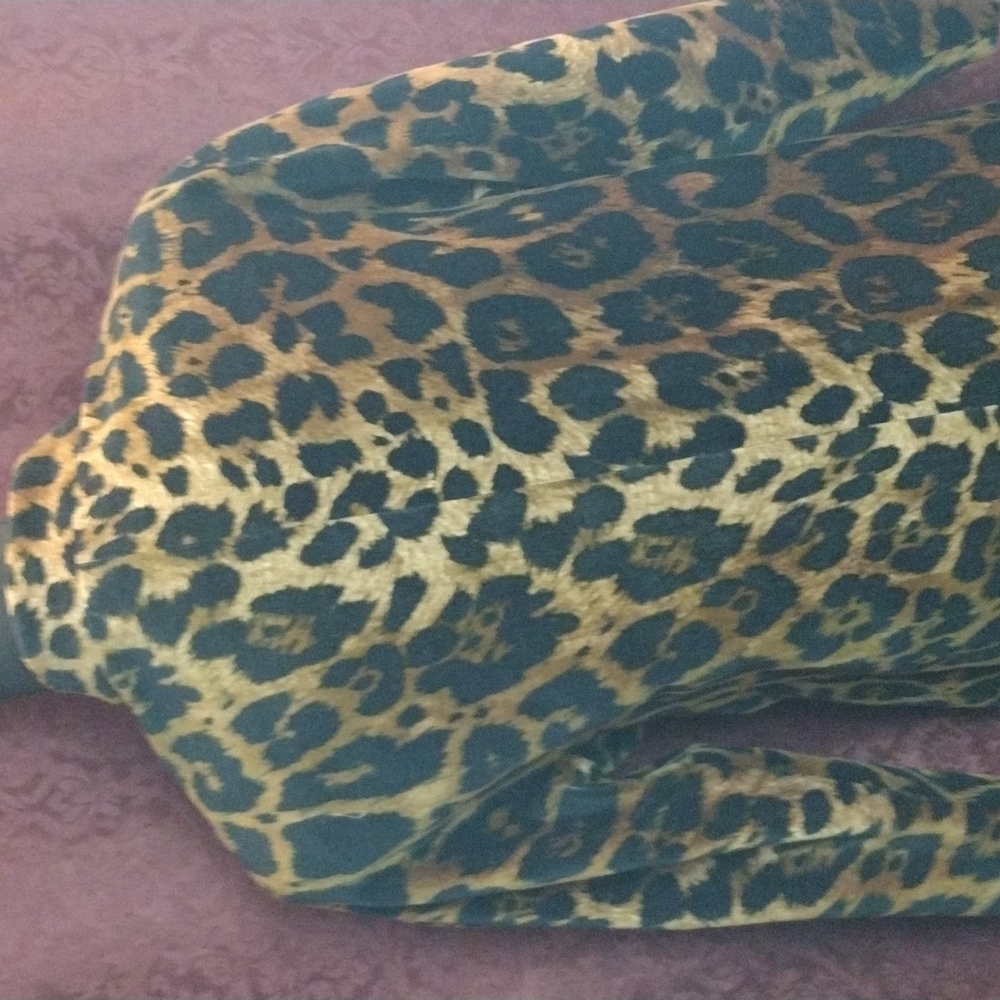 Talbot's leopard print coat - Picture 2 of 4